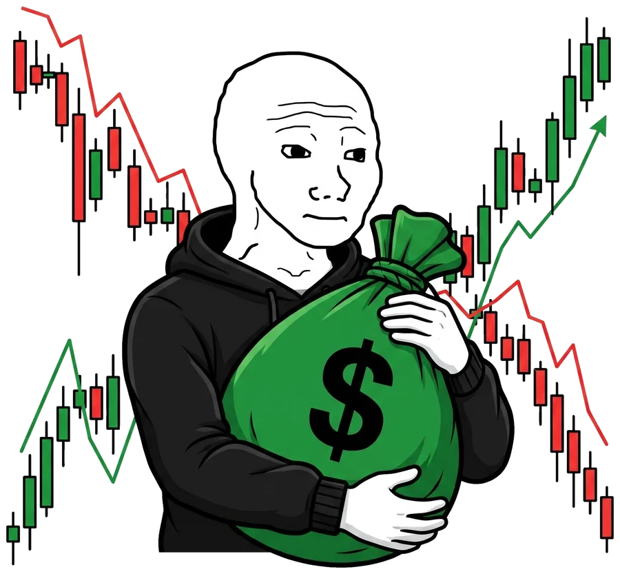 The bagholder standing unmoved as the charts crash