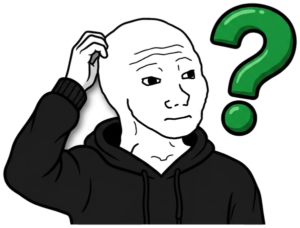 The $POBH bagholder wondering, with a question mark